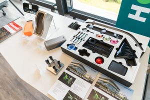 Ausstellungsobjekte der Siegfried Hofmann GmbH auf den Impulstagen 2022